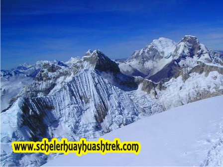 Nevados Huascarán, Chacraraju y Pirámide